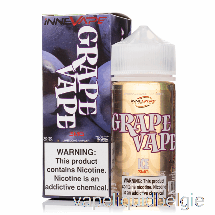 Vape België Druivenvape Ijs - Innevape E-liquid - 100ml 3mg